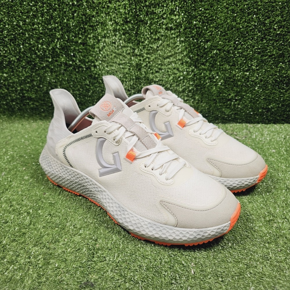 G/FORE MG4X2 Hybrid Cross Trainer Snow Nimbus Orange Golf Sneakers Mens 11.5